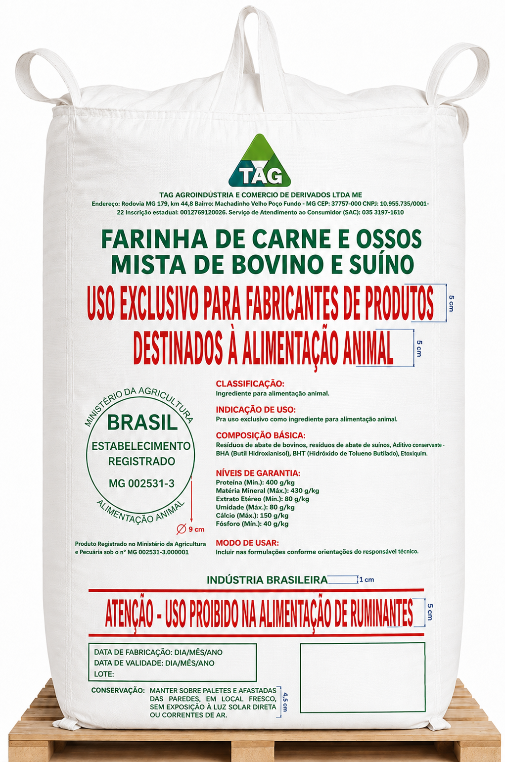 Farinha de Carne e Ossos TAG Agroindústria